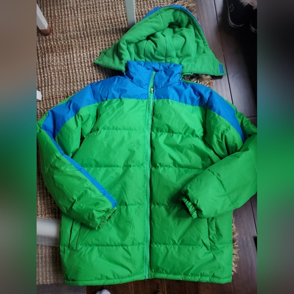 Nordstrom Operation Warm made just for you green and blue winter jacket … - Picture 1 of 4
